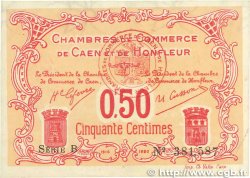 50 Centimes FRANCE régionalisme et divers Caen et Honfleur 1918 JP.034.12