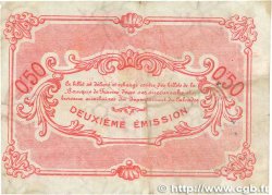 50 Centimes FRANCE Regionalismus und verschiedenen Caen et Honfleur 1918 JP.034.12 S