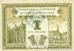 1 Franc FRANCE regionalism and miscellaneous Caen et Honfleur 1918 JP.034.14 VF
