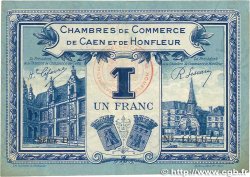 1 Franc FRANCE Regionalismus und verschiedenen Caen et Honfleur 1920 JP.034.18 S