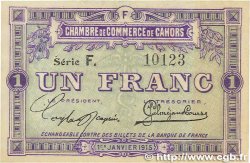 1 Franc FRANCE regionalismo e varie Cahors 1915 JP.035.14 MB