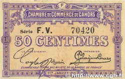 50 Centimes FRANCE Regionalismus und verschiedenen Cahors 1915 JP.035.16 S