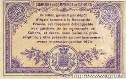 50 Centimes FRANCE Regionalismus und verschiedenen Cahors 1915 JP.035.16 SS