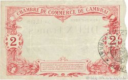 2 Francs FRANCE Regionalismus und verschiedenen Cambrai 1914 JP.037.22 S