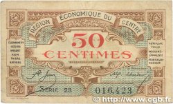 50 Centimes FRANCE regionalismo y varios Région Économique Du Centre 1918 JP.040.05 BC