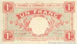 1 Franc FRANCE Regionalismus und verschiedenen Chartres 1915 JP.045.03 fST+