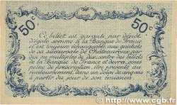 50 Centimes FRANCE Regionalismus und verschiedenen Chateauroux 1916 JP.046.16 fSS