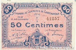 50 Centimes FRANCE regionalism and various Chateauroux 1918 JP.046.18