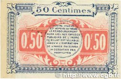 50 Centimes FRANCE Regionalismus und verschiedenen Chateauroux 1918 JP.046.18 fST+