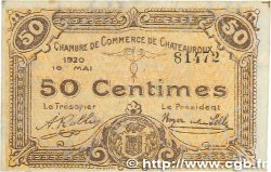50 Centimes  FRANCE regionalismo e varie Chateauroux 1920 JP.046.22