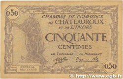 50 Centimes FRANCE regionalismo y varios Chateauroux 1920 JP.046.24 EBC