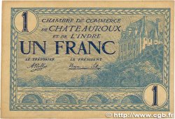 1 Franc FRANCE Regionalismus und verschiedenen Chateauroux 1920 JP.046.26 SS