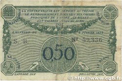 50 Centimes FRANCE Regionalismus und verschiedenen Chateauroux 1922 JP.046.28 S
