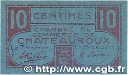 10 Centimes FRANCE regionalismo e varie Chateauroux 1918 JP.046.32 q.FDC