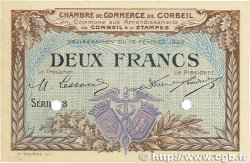 2 Francs Spécimen FRANCE regionalismo e varie Corbeil 1920 JP.050.06 SPL+