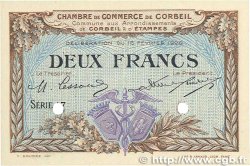 2 Francs Spécimen FRANCE regionalism and miscellaneous Corbeil 1920 JP.050.06 UNC-