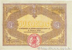 50 Centimes FRANCE regionalism and various Dijon 1916 JP.053.07 VF