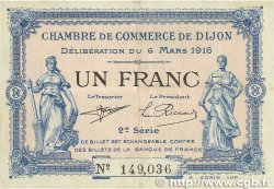 1 Franc FRANCE regionalismo e varie Dijon 1916 JP.053.09 MB