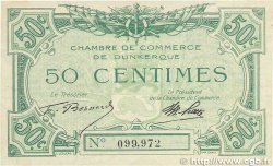 50 Centimes FRANCE regionalism and various Dunkerque 1918 JP.054.01 XF+
