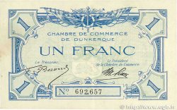 1 Franc FRANCE regionalism and various Dunkerque 1918 JP.054.05 VF