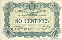 50 Centimes FRANCE regionalism and miscellaneous Épinal 1920 JP.056.01 AU-