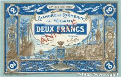 2 Francs Annulé FRANCE regionalism and various Fécamp 1920 JP.058.06 VF+