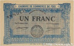 1 Franc Annulé FRANCE regionalism and miscellaneous Foix 1915 JP.059.04 VF+