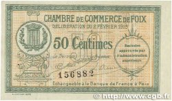 50 Centimes FRANCE regionalism and various Foix 1915 JP.059.05var. VF+
