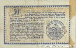 50 Centimes FRANCE Regionalismus und verschiedenen Foix 1915 JP.059.05 S
