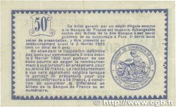50 Centimes FRANCE Regionalismus und verschiedenen Foix 1915 JP.059.05 SS