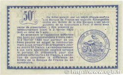 50 Centimes  FRANCE regionalism and miscellaneous Foix 1915 JP.059.05 VF+