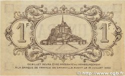 1 Franc FRANCE regionalismo y varios Granville 1915 JP.060.04 MBC