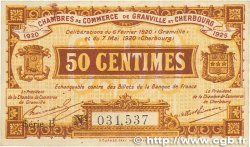 50 Centimes FRANCE regionalismo y varios Granville et Cherbourg 1920 JP.061.01 MBC