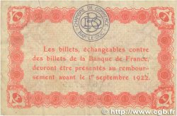 1 Franc FRANCE regionalismo y varios Bar-Le-Duc 1917 JP.019.15 BC