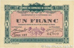1 Franc FRANCE regionalismo e varie Grenoble 1916 JP.063.06 BB