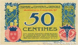 50 Centimes FRANCE Regionalismus und verschiedenen Grenoble 1917 JP.063.14 SS