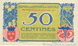 50 Centimes FRANCE régionalisme et divers Grenoble 1917 JP.063.15 TTB+