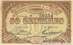 50 Centimes FRANCE Regionalismus und verschiedenen Guéret 1915 JP.064.07