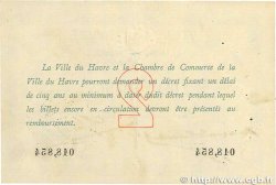 2 Francs Non émis FRANCE régionalisme et divers Le Havre 1914 JP.068.07 TTB