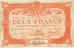 2 Francs FRANCE Regionalismus und verschiedenen Le Havre 1917 JP.068.19 S