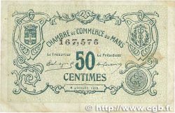 50 Centimes FRANCE regionalismo e varie Le Mans 1915 JP.069.01 MB