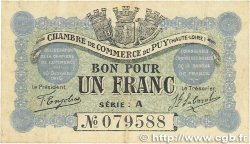 1 Franc FRANCE regionalism and miscellaneous Le Puy 1916 JP.070.03 F