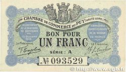1 Franc FRANCE regionalism and miscellaneous Le Puy 1916 JP.070.03 UNC-
