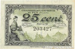 25 Centimes FRANCE regionalism and various Le Puy 1916 JP.070.07 AU-