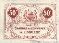 50 Centimes FRANCE regionalism and miscellaneous Libourne 1917 JP.072.18 VF
