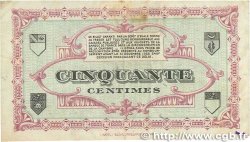 50 Centimes FRANCE régionalisme et divers Lons-Le-Saunier 1918 JP.074.11 TB