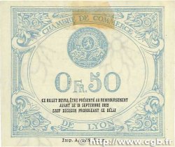 50 Centimes FRANCE regionalismo y varios Lyon 1917 JP.077.14 EBC