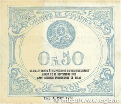 50 Centimes FRANCE regionalismo e varie Lyon 1917 JP.077.14 SPL