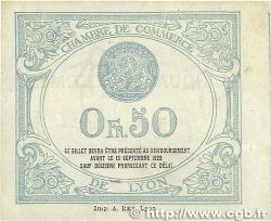 50 Centimes FRANCE regionalismo e varie Lyon 1917 JP.077.14 BB