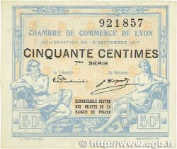 50 Centimes FRANCE regionalismo e varie Lyon 1917 JP.077.14